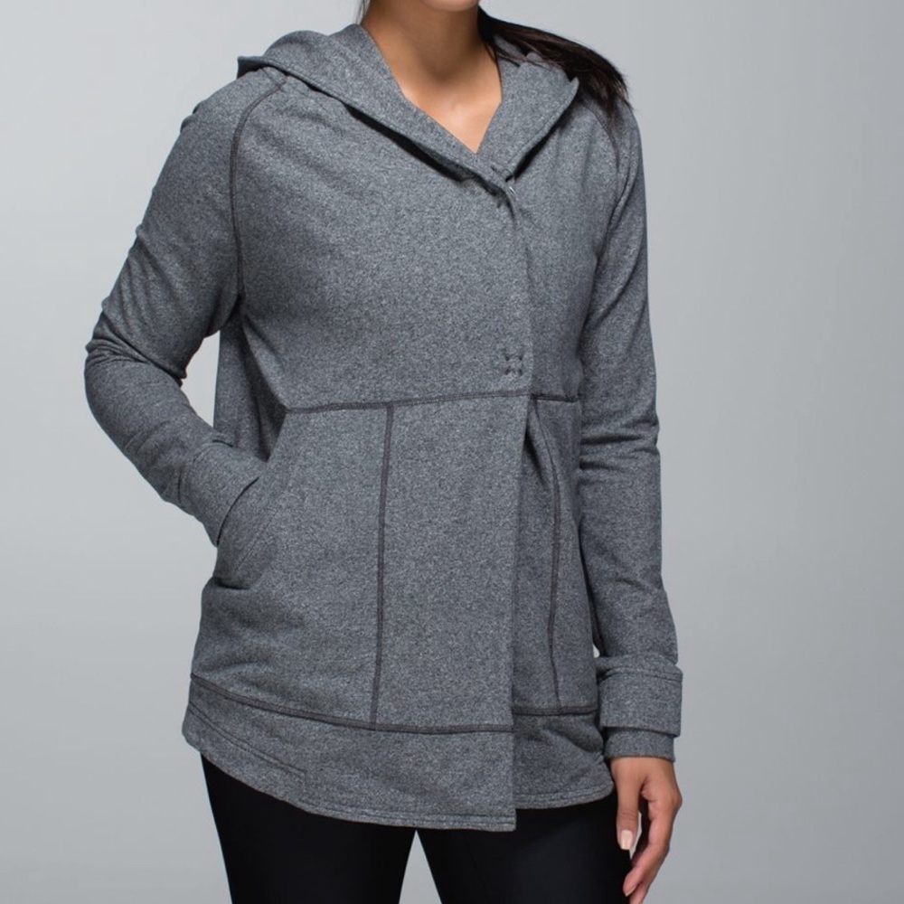 Lululemon Find Your Center Hooded Wrap Jacket Sz 4